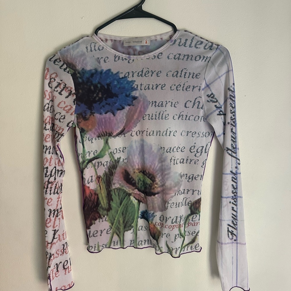 Cop Copine Mesh Long-Sleeve